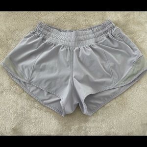 Lululemon shorts Size 4. Pale Lilac color